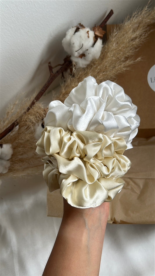 Coffret Premium « Unique » 5 Chouchous en Soie de Mûriers