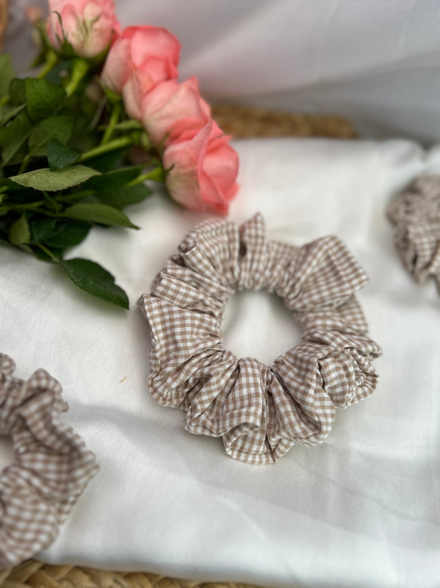 Chouchou Vichy Beige