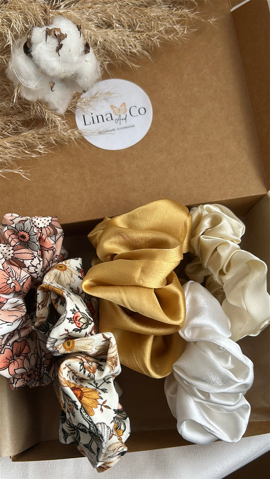 Coffret Premium « Bohème » 5 Chouchous mixte