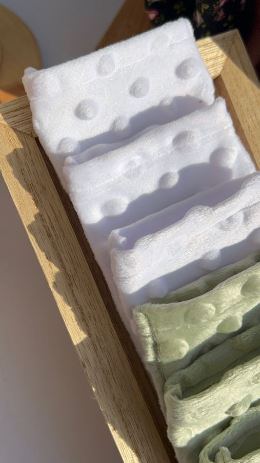 Cotons démaquillant fait main - démaquillant femmes