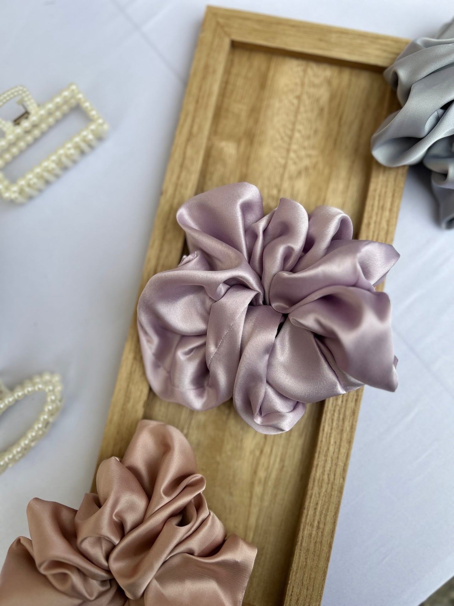 Chouchous en Soie de Mûriers Lila claire