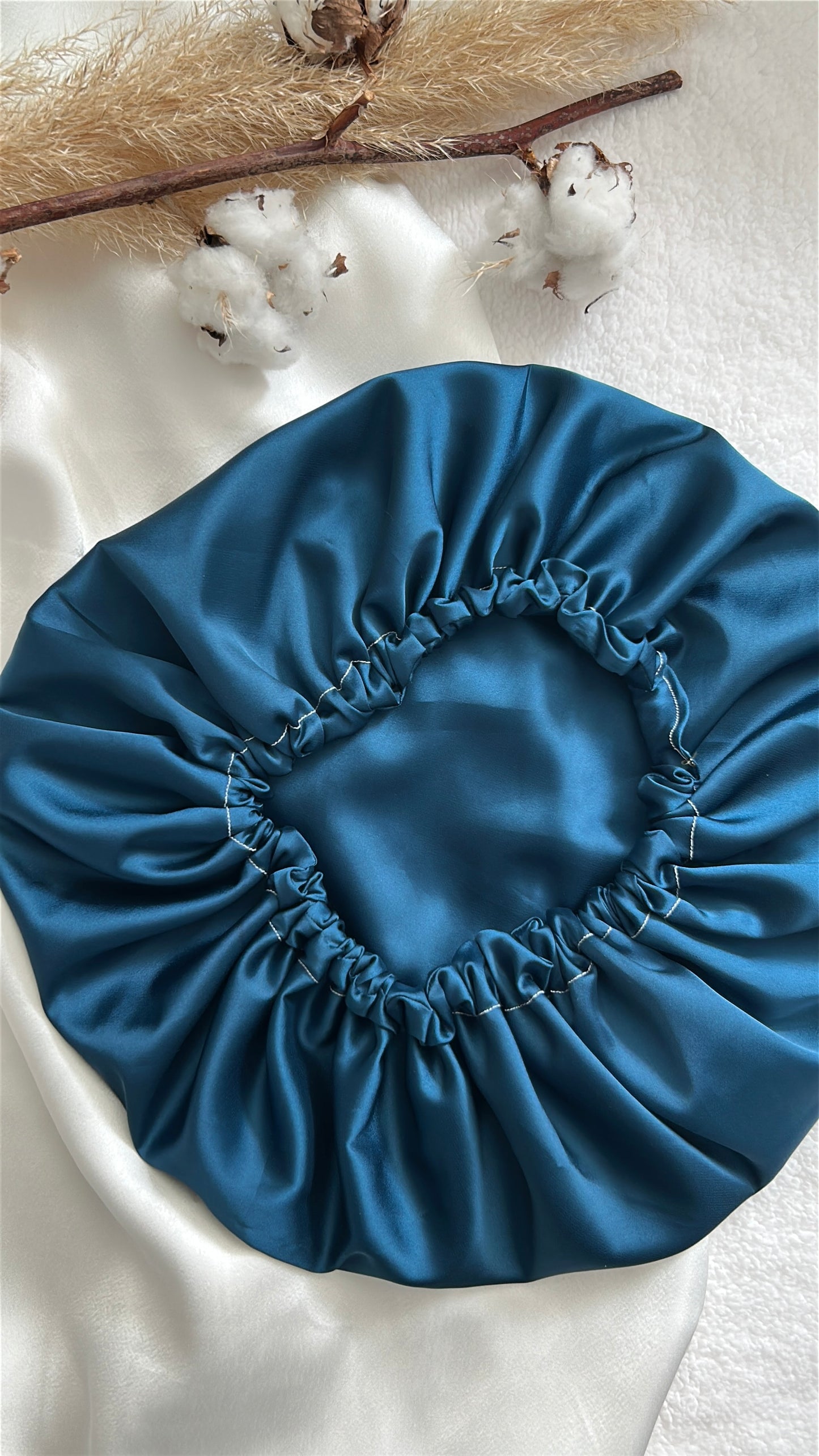 Bonnet Satin Nuit Femme – Réversible Uni Anti-Casse