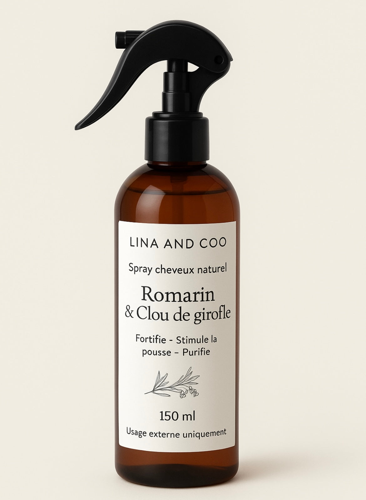 Spray Romarin & Clou de Girofle - Pousse cheveux 150ml