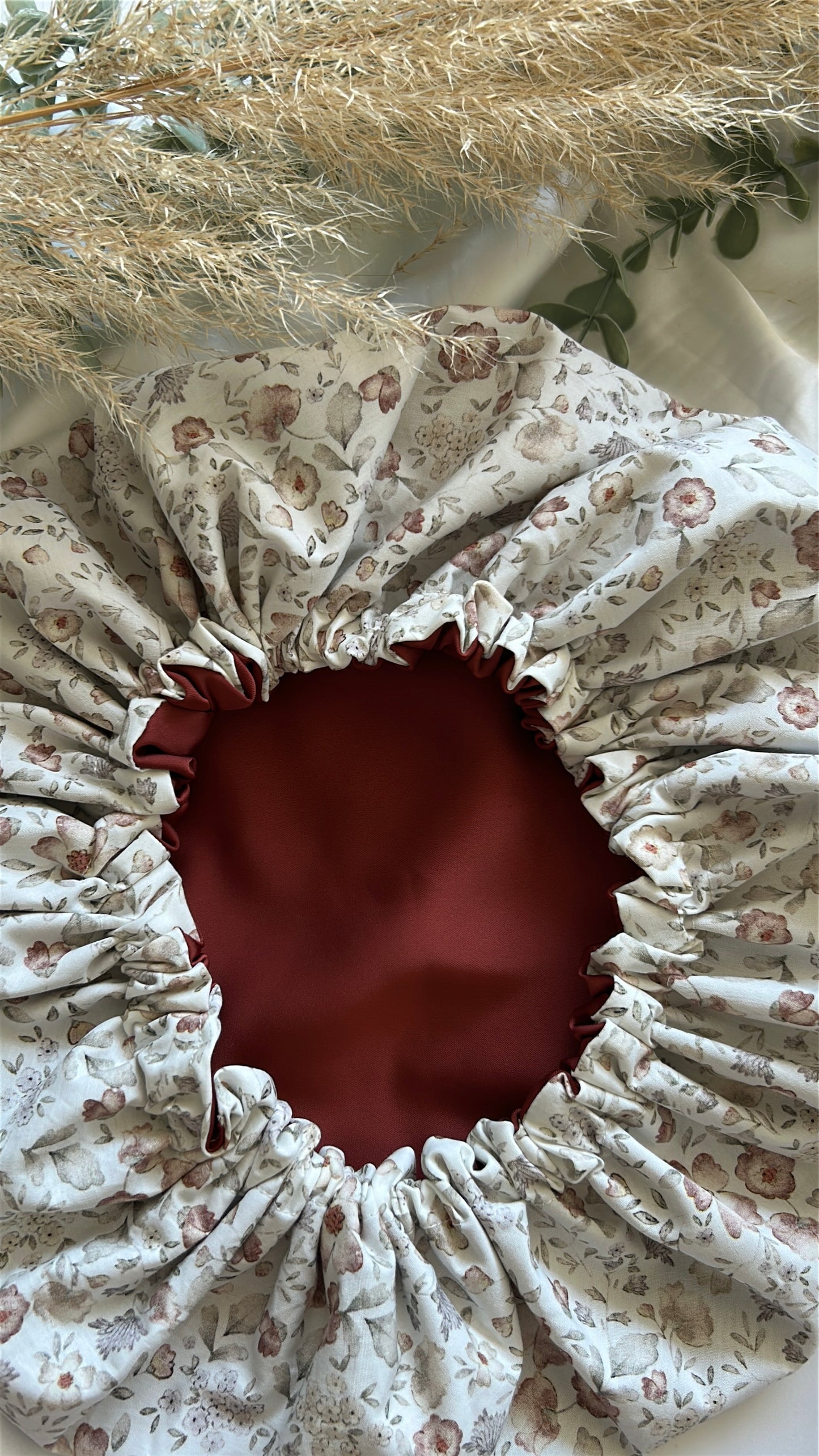Bonnet Satin Nuit Femme – Motifs Fleuris Anti Casse