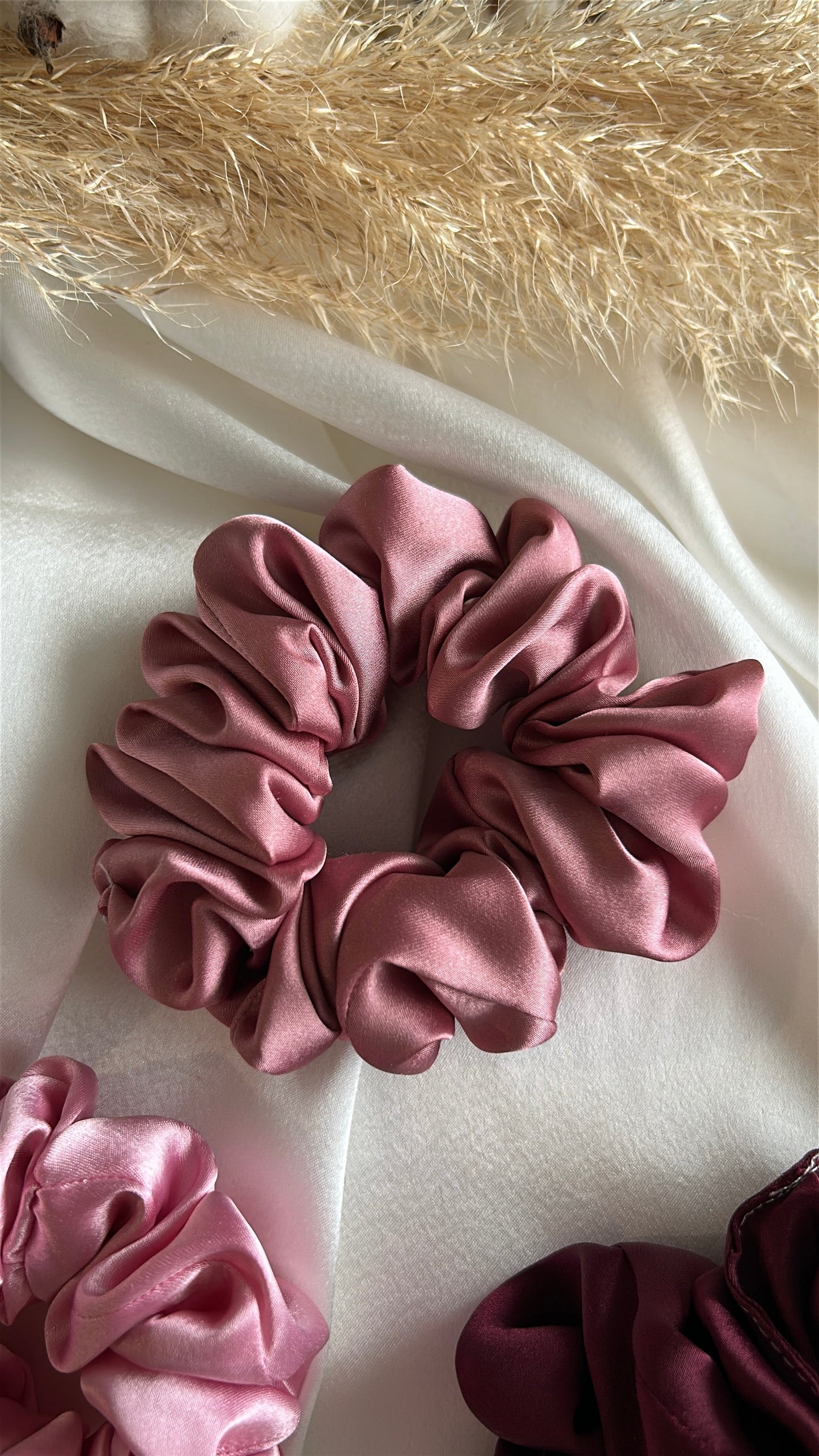 Chouchous en Soie de Mûriers Rose des Bois