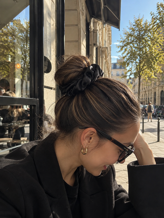 Chouchous en Satin Noir