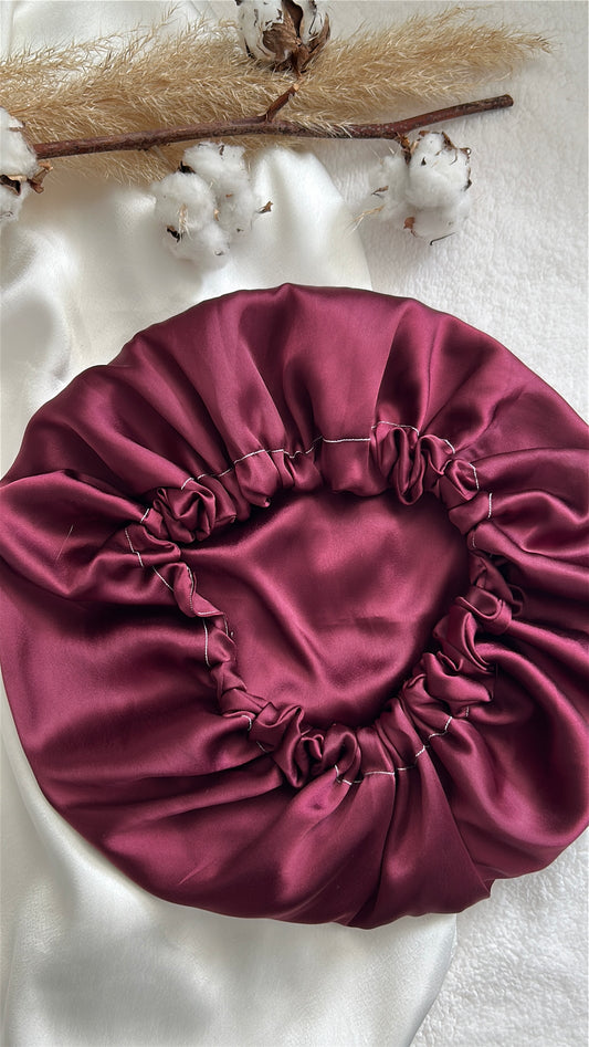 Bonnet en Soie Naturelle pour Cheveux – Protection Anti-Frisottis et Hydratation Nocturne