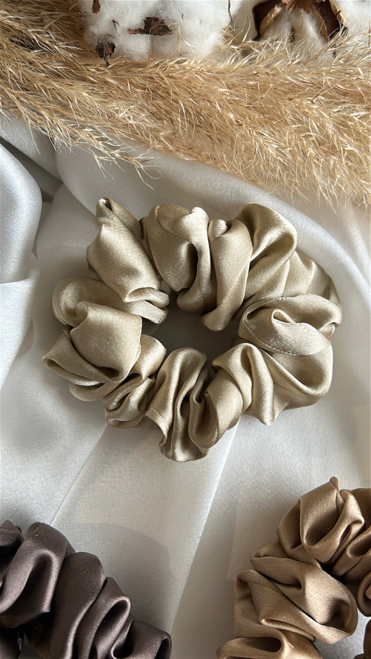 Chouchous en Soie de Mûriers Beige Claire