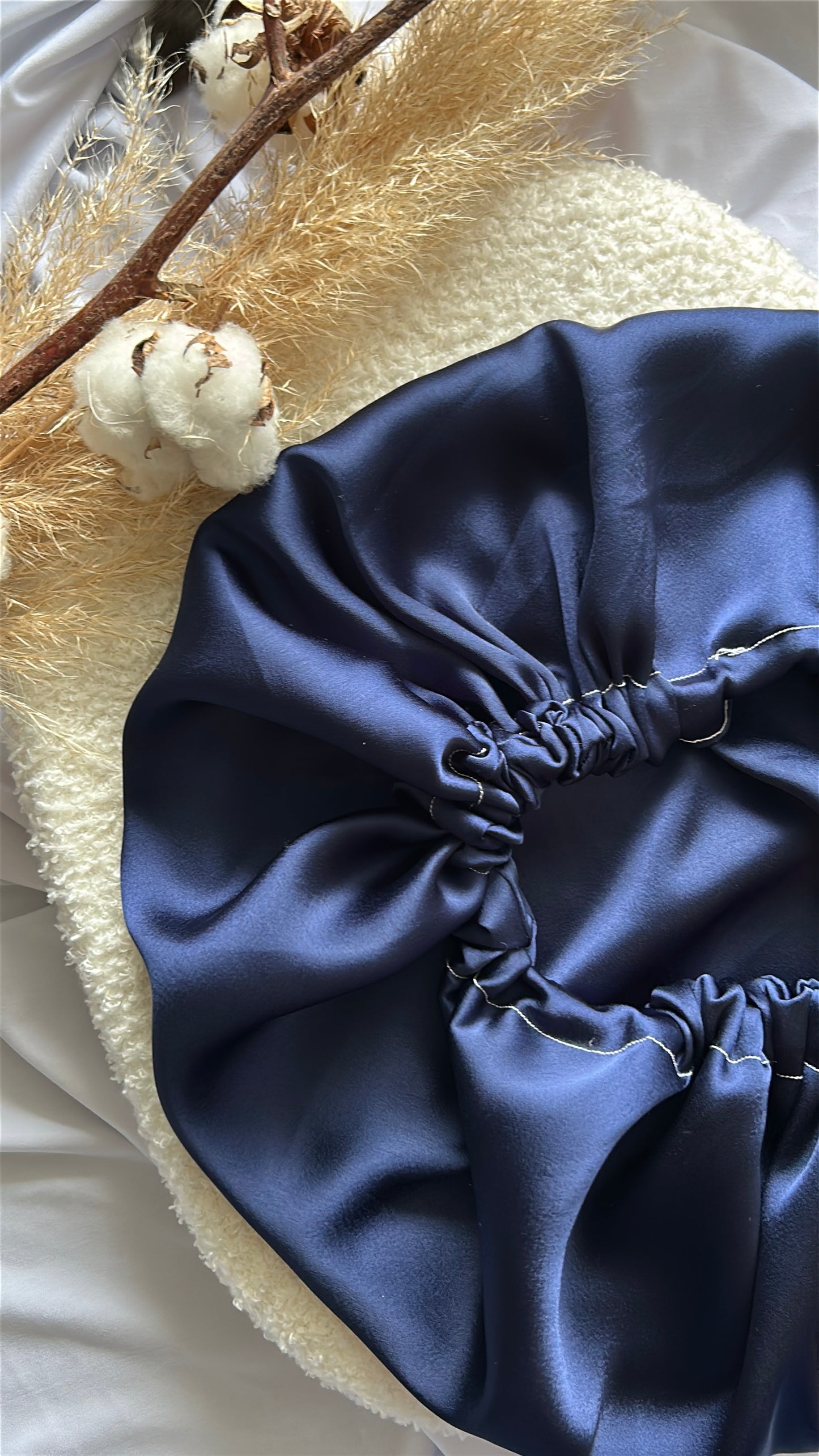 Bonnet en Soie de Mûriers pour Cheveux