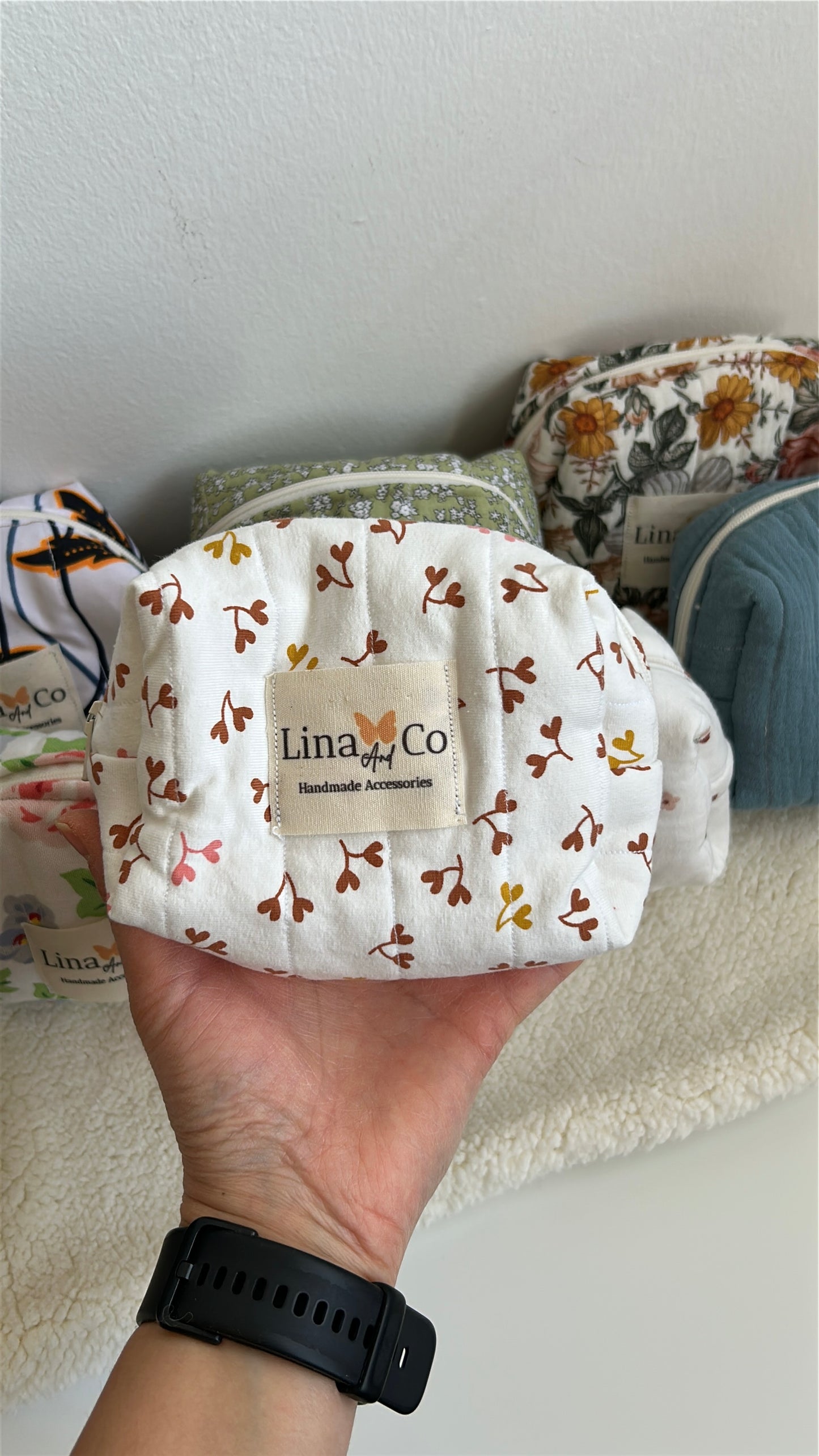 Trousses de toilette fait main – Mini et Maxi format pour femme et bébé