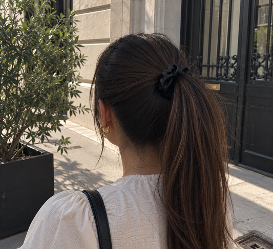 Chouchous en Satin Noir