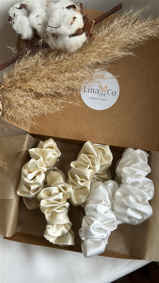 Coffret Premium « Unique » 5 Chouchous en Soie