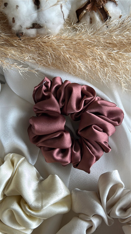 Chouchous en Soie de Mûriers Rose Mûres