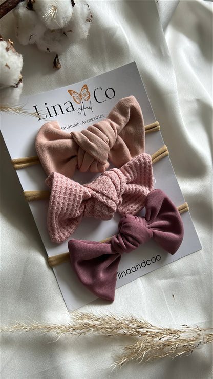 Lot de 3 Bandeaux en Nylons