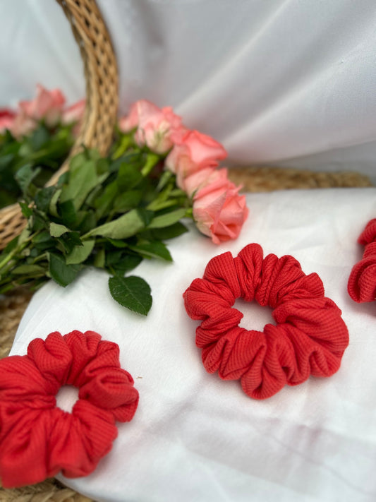 Coral Scrunchies