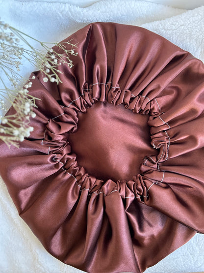 Bonnet en satin ou soie fait mains pour femme - Accessoires pour cheveux 