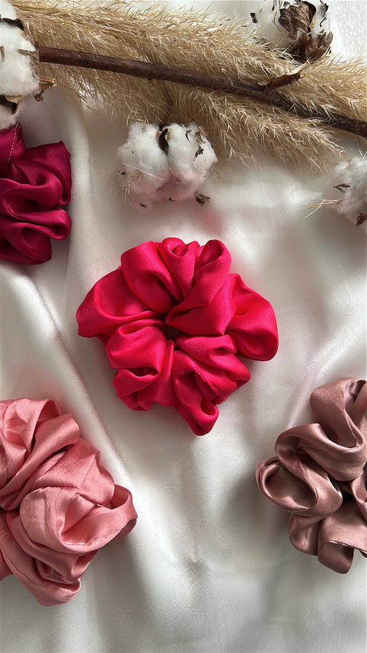 Chouchous en Soie Rose