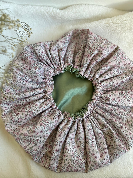 Bonnet en soie ou satin fait main pour femme - Accessoires cheveux 