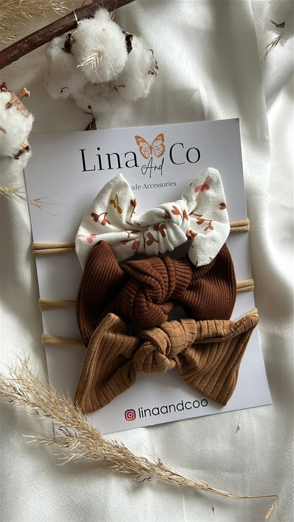 Lot de 3 Bandeaux en Nylons