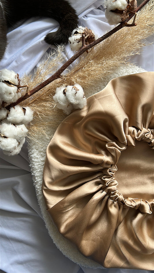 Bonnet en Soie de Mûriers pour Cheveux