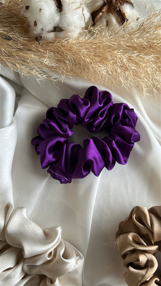 Chouchous en Soie de Mûriers Violet