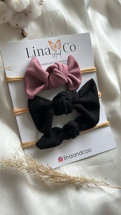 Lot de 3 Bandeaux en Nylons