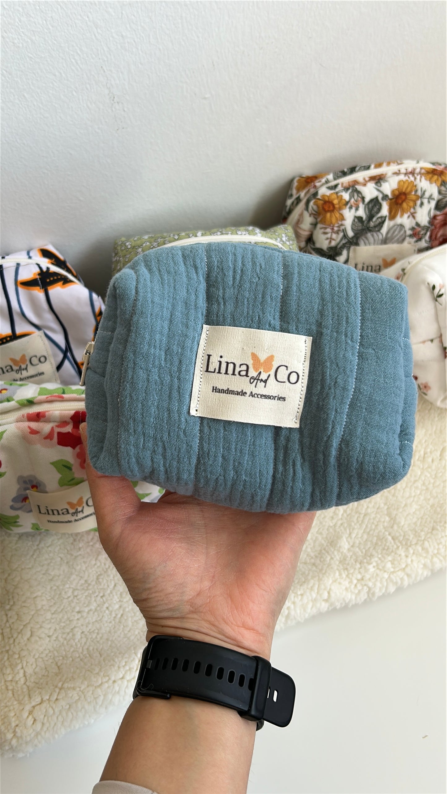 Trousses de toilette fait main – Mini et Maxi format pour femme et bébé