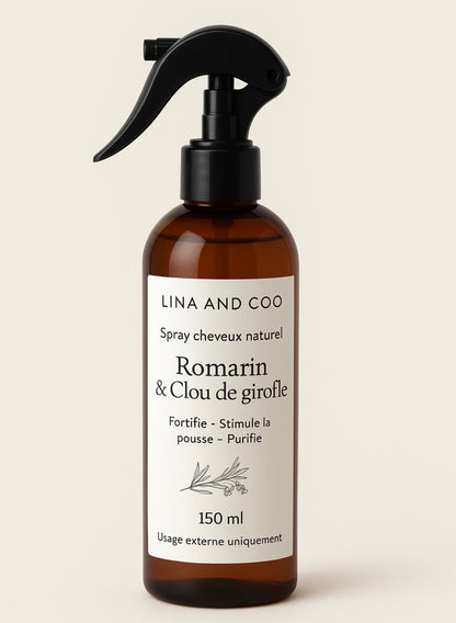 Spray Romarin & Clou de Girofle - Pousse cheveux 150ml